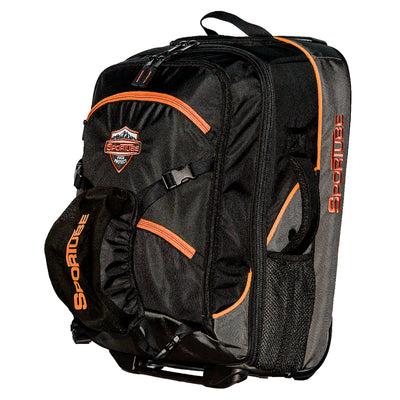Sportube Cabin Cruiser Wheeled Carry On Padded Gear & Travel Boot Bag, Orange - VMInnovations