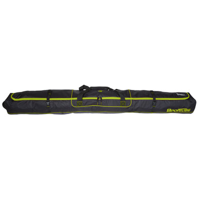 Sportube Traveler Padded 6' Single Pair Ski & Pole Luggage Bag, Blk/Green (Used) - VMInnovations