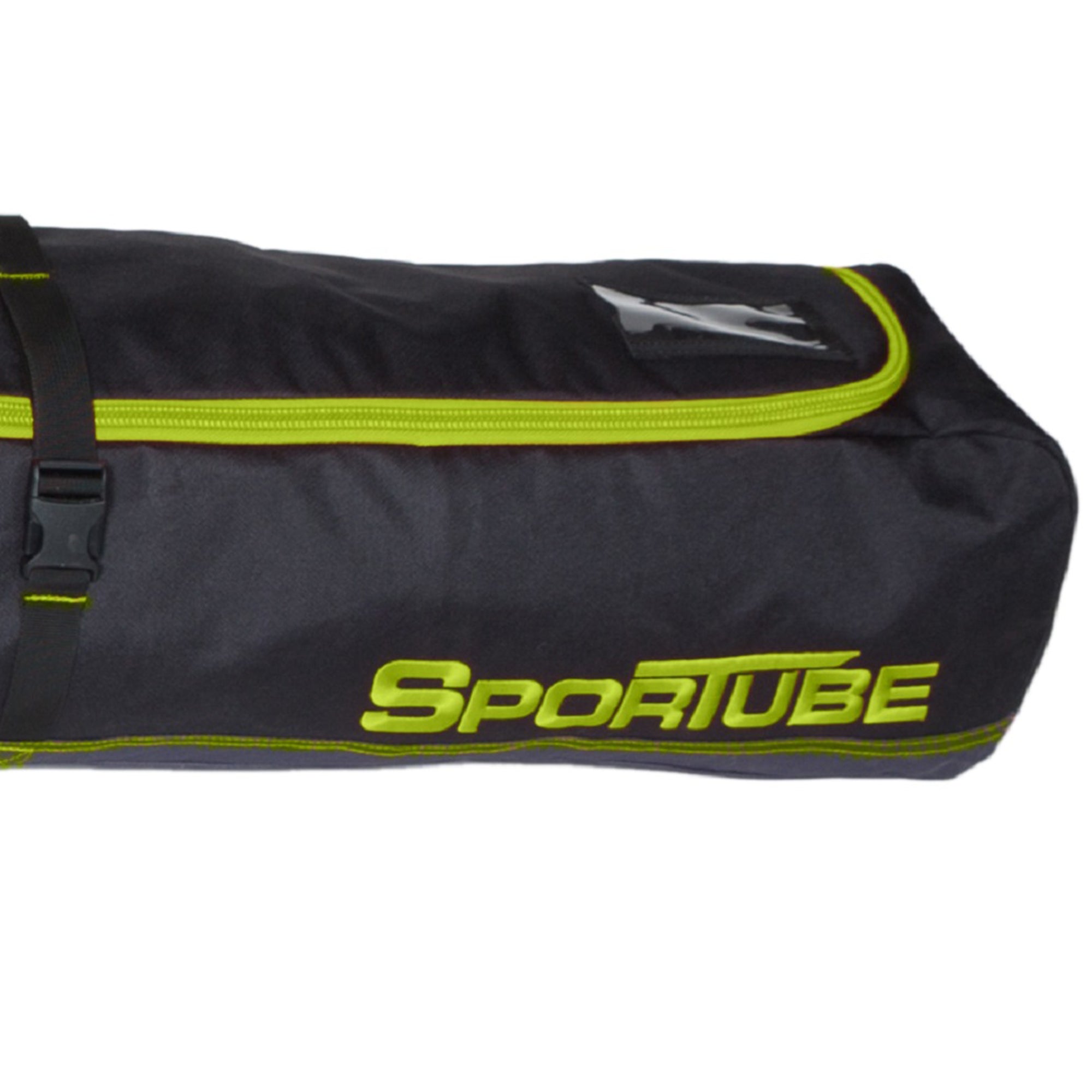 Sportube Traveler Padded 6' Single Pair Ski & Pole Luggage Bag, Blk/Green (Used) - VMInnovations