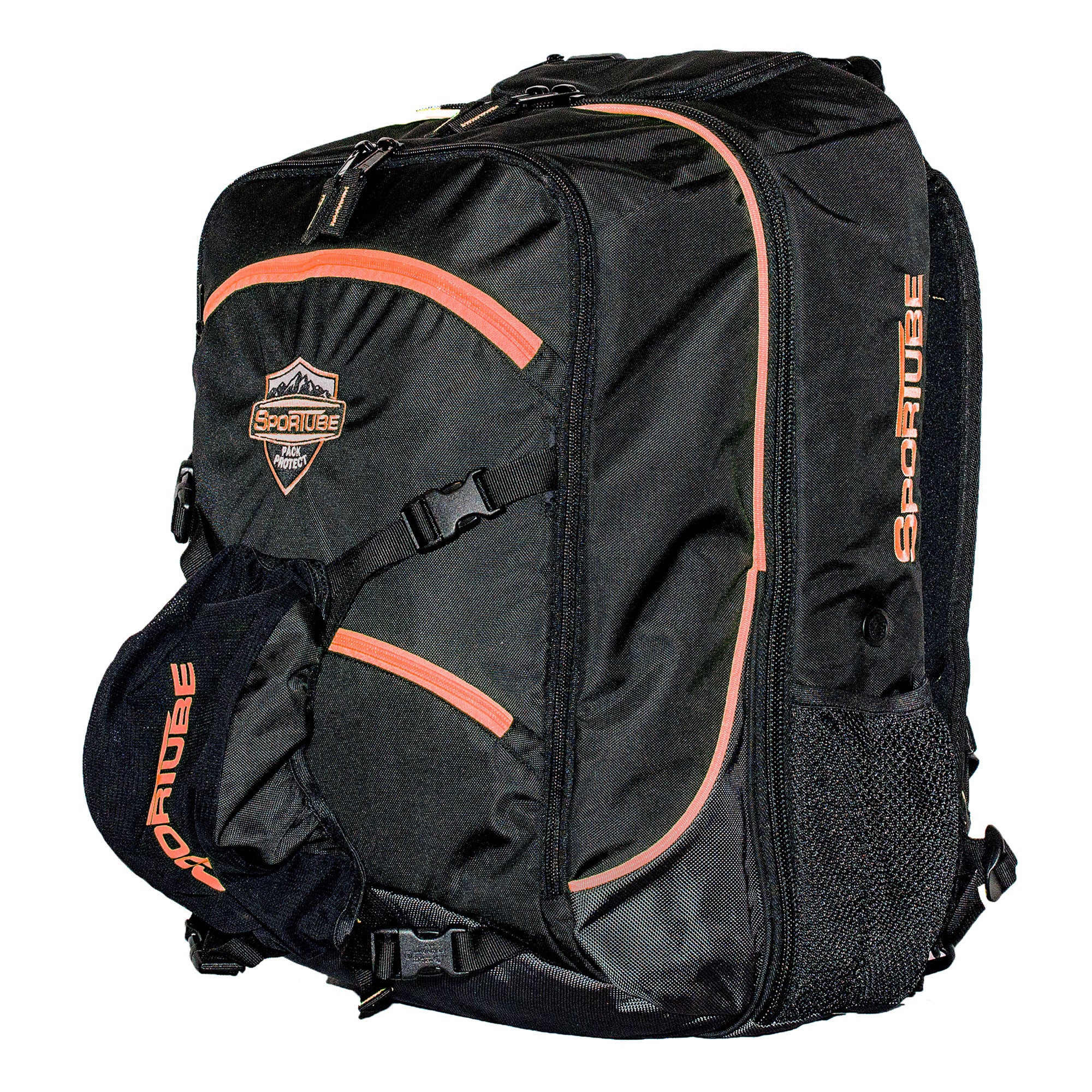 Sportube 44L Overheader Airline Carry On Padded Gear & Backpack, Orange (Used) - VMInnovations