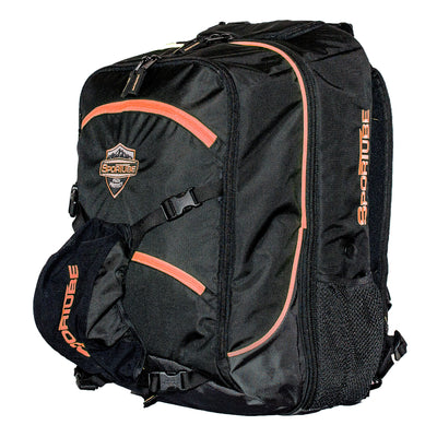 Sportube 44L Overheader Airline Carry On Padded Gear & Boot Backpack, Orange