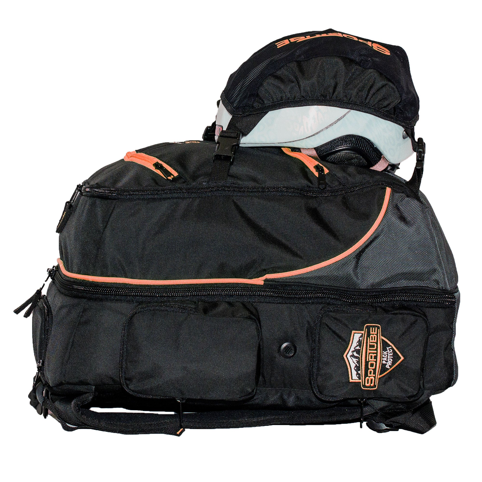 Sportube 44L Overheader Airline Carry On Padded Gear & Backpack, Orange (Used) - VMInnovations