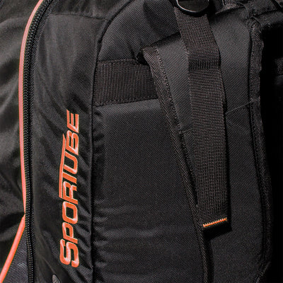 Sportube 44L Overheader Airline Carry On Padded Gear & Backpack, Orange (Used) - VMInnovations