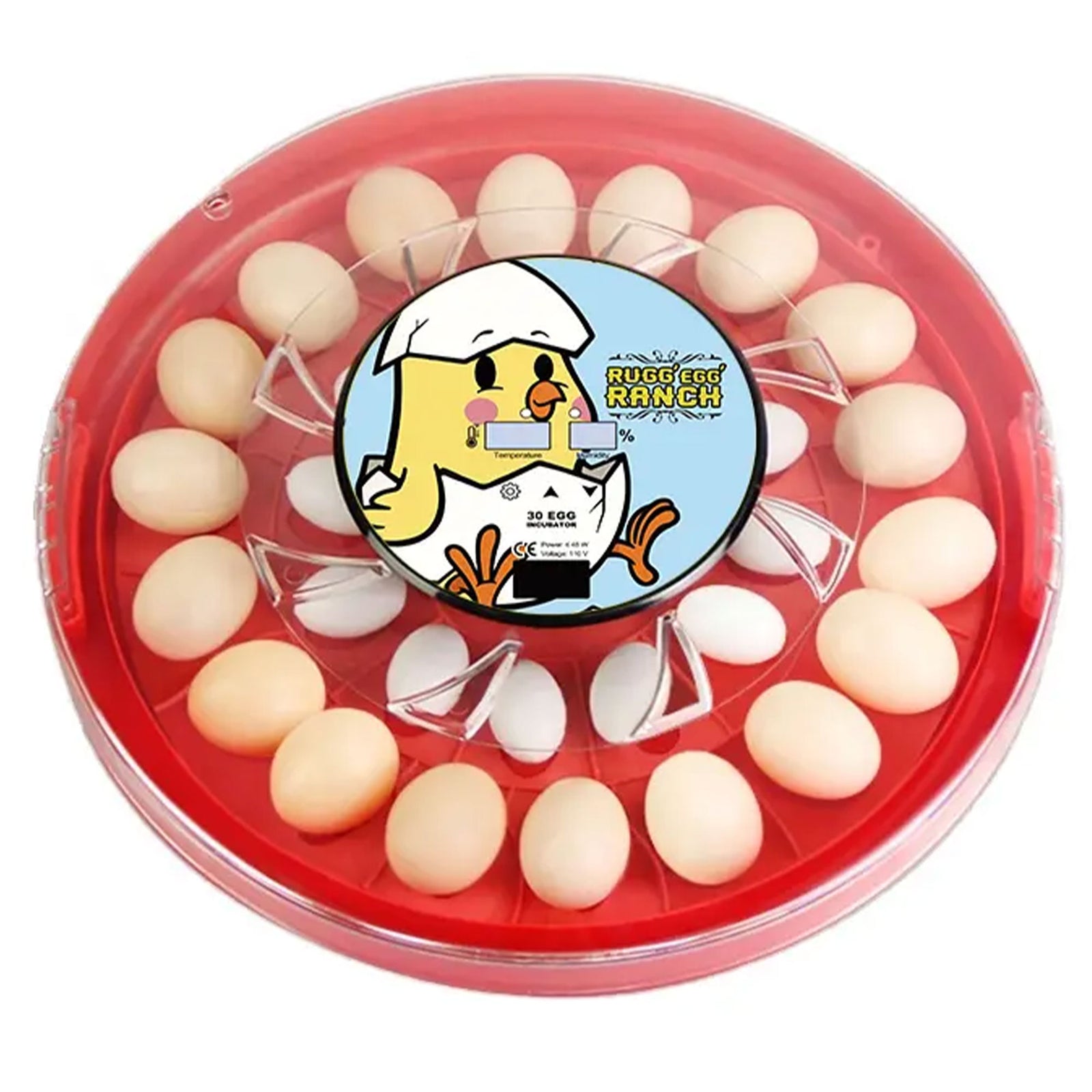 30 Egg Auto Turning Incubator w/Temperature & Humidity Display (Open Box) - VMInnovations