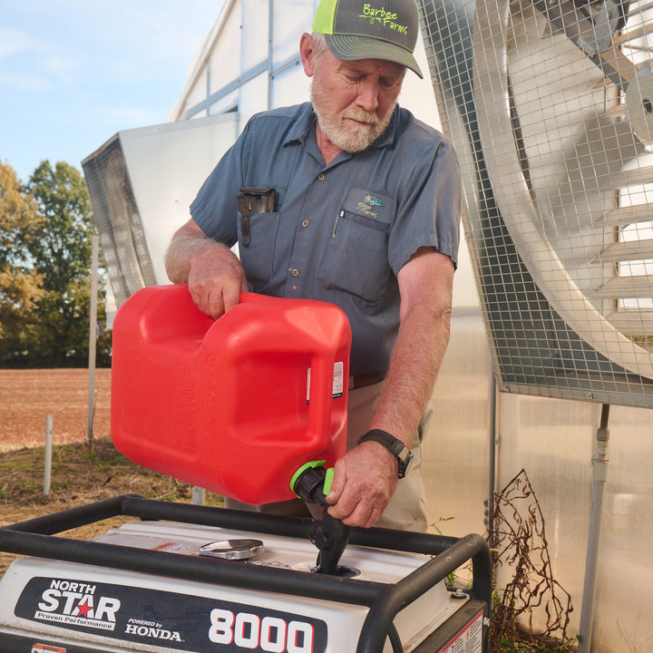 Scepter SmartControl Dual Handle Gasoline Jug with Funnel, Red(Used) - VMInnovations