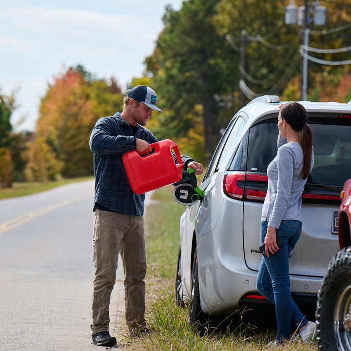 Scepter SmartControl Dual Handle Gasoline Jug with Funnel, Red(Used)