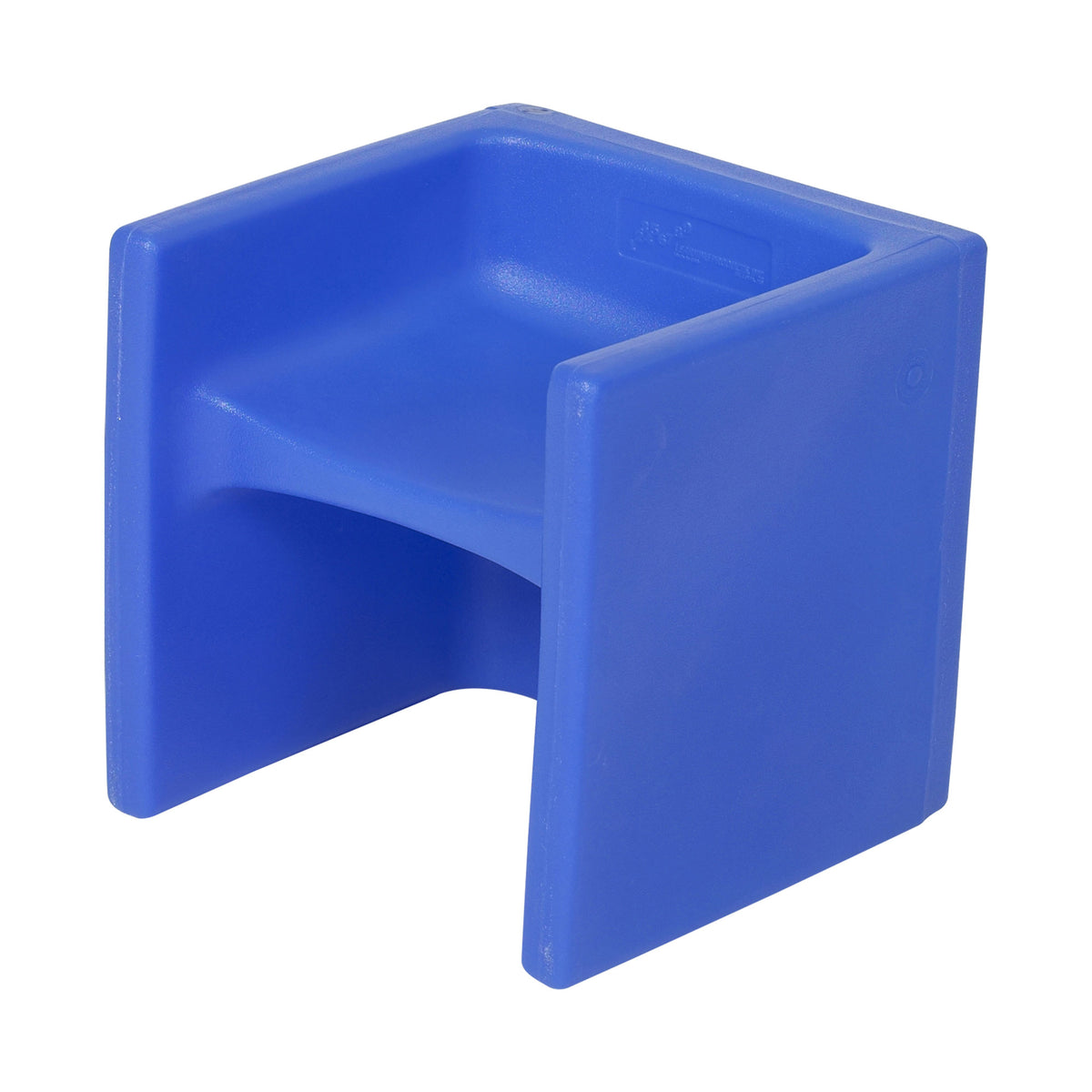 Children's Factory Kids Cube Chair For Classroom & Playroom, Blue (Open Box)