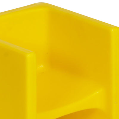 Children's Factory Indoor Outdoor Classroom & Playroom Kids Cube Chair, Yellow - VMInnovations