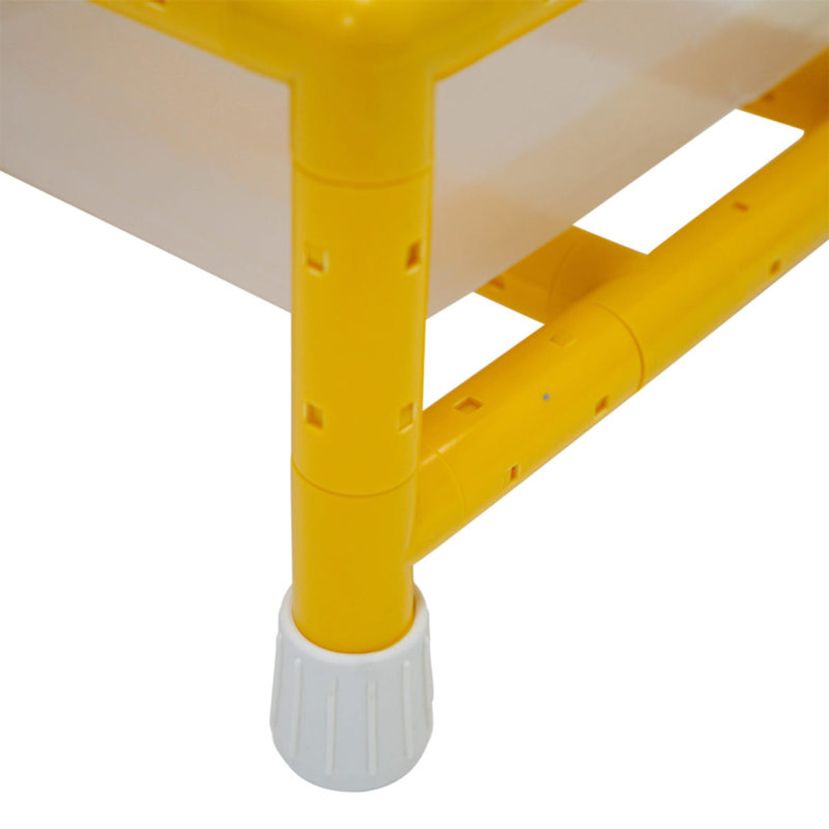 Children's Factory Mini Double Discovery Sensory Kids Table with 2 Tubs, Yellow - VMInnovations