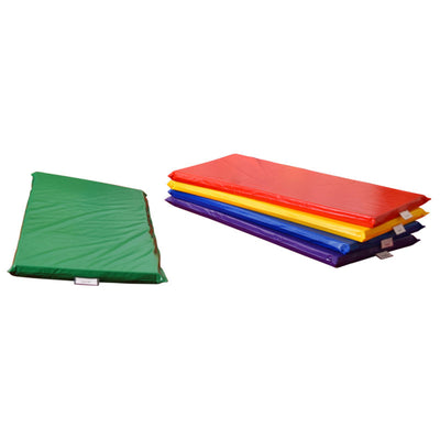 Children's Factory 2 Inch Daycare Floor Sleeping Rest Mats, Rainbow (Set of 5) - VMInnovations