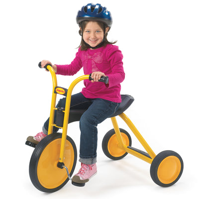 Children's Factory MyRider Maxi Power-Coated Steel Kids Tricycle Ride, Yellow