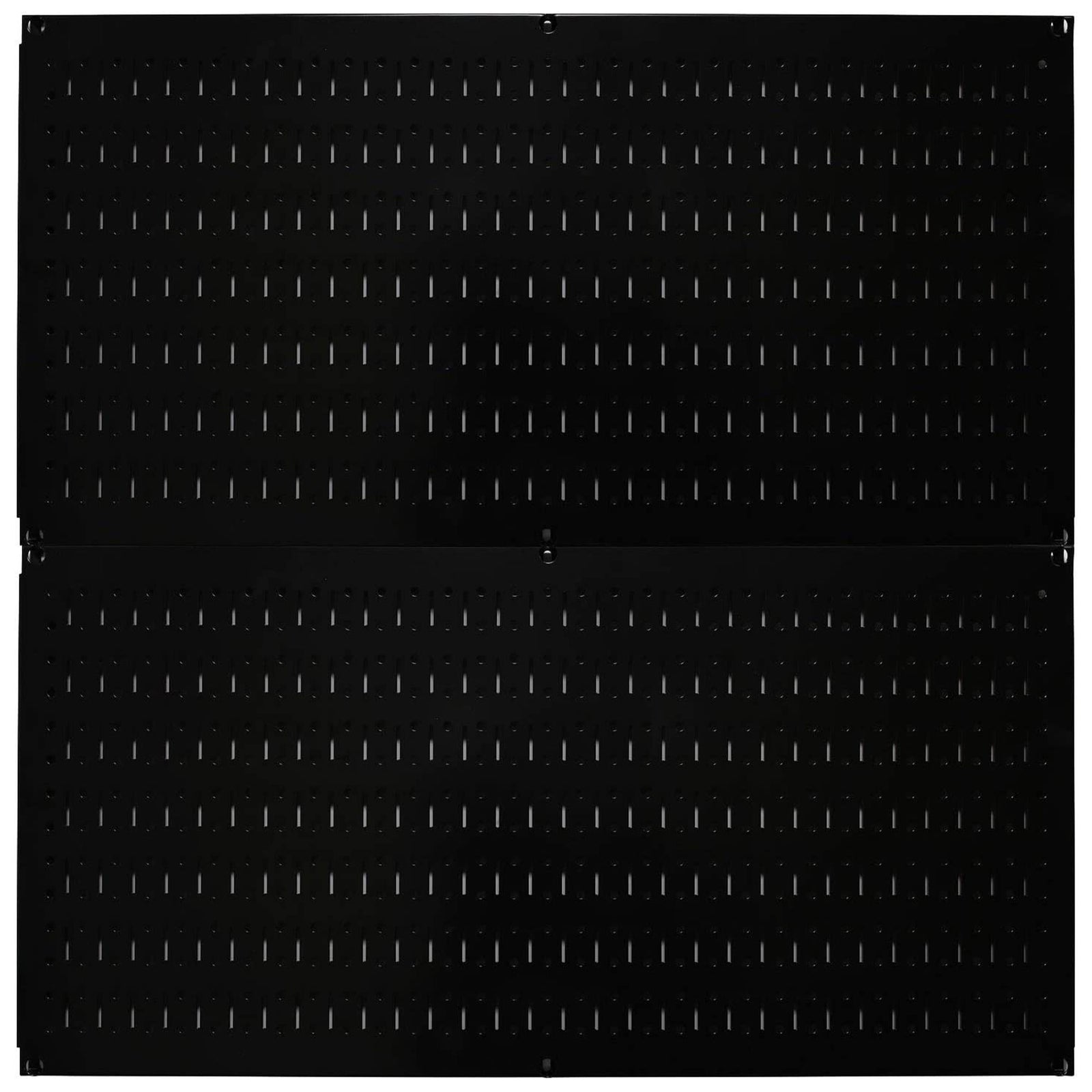 Wall Control 32" x 16" Horizontal Pegboard Garage Tool Organizer, Black (2 Pack) - VMInnovations