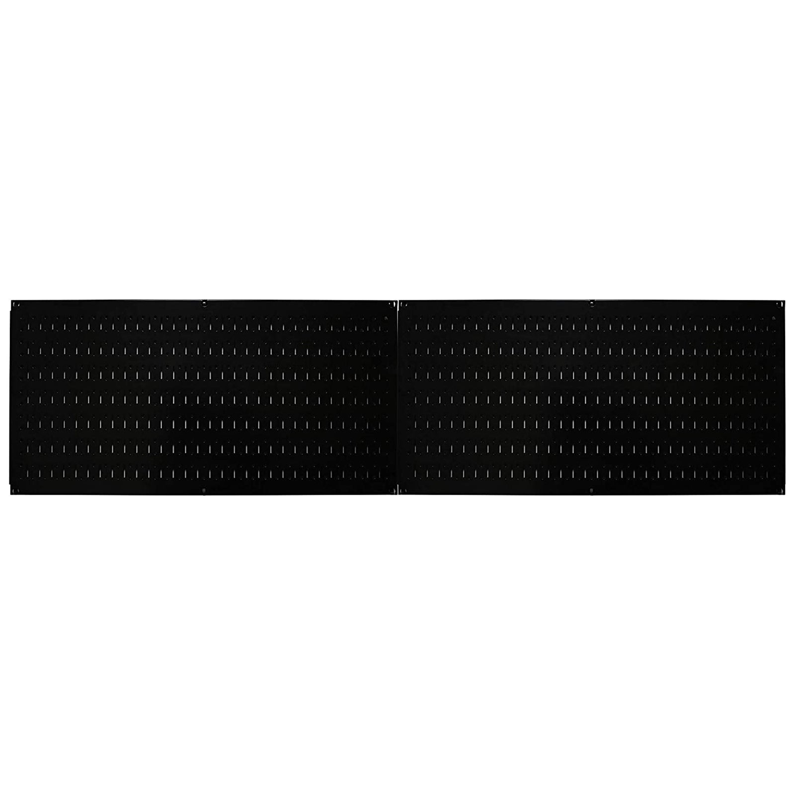 32" x 16" Horizontal Pegboard Garage Tool Organizer, Black (2 Pack) (Used) - VMInnovations