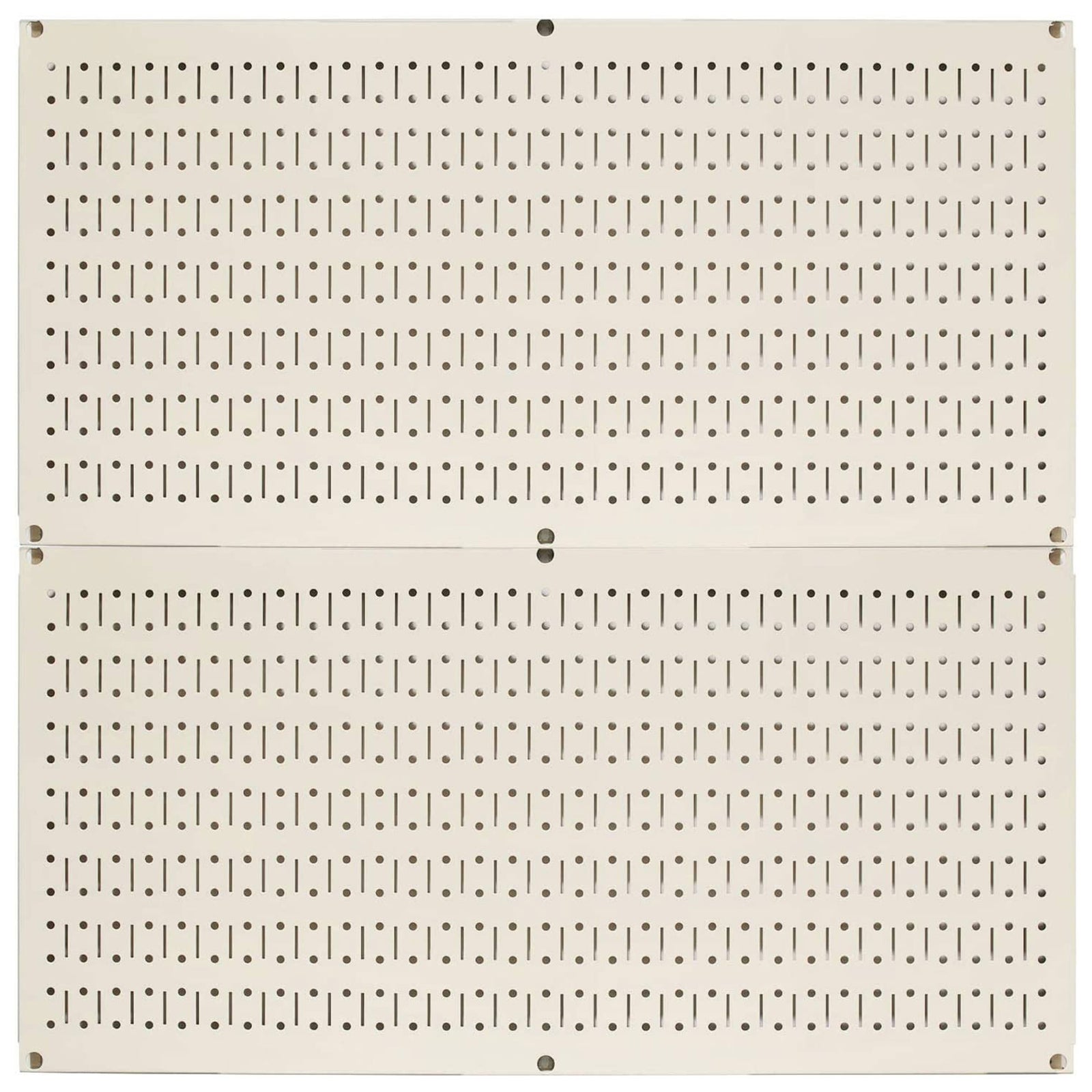 Wall Control 32" x 16" Horizontal Pegboard Garage Tool Organizer, Beige (2 Pack) - VMInnovations