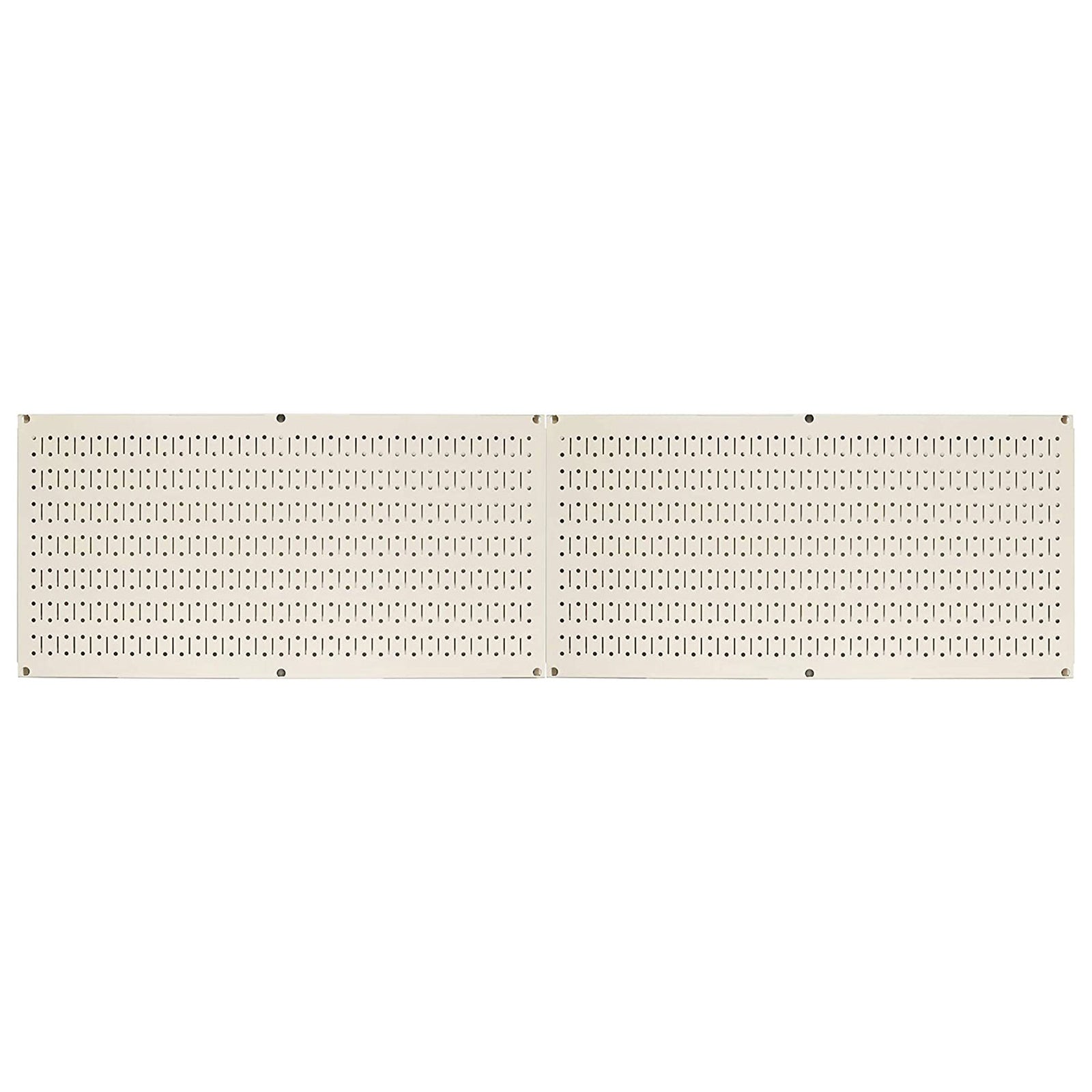 Wall Control 32" x 16" Horizontal Pegboard Garage Tool Organizer, Beige (2 Pack) - VMInnovations