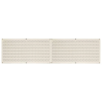 32" x 16" Horizontal Pegboard Garage Tool Organizer, Beige (2 Pack) (Used)