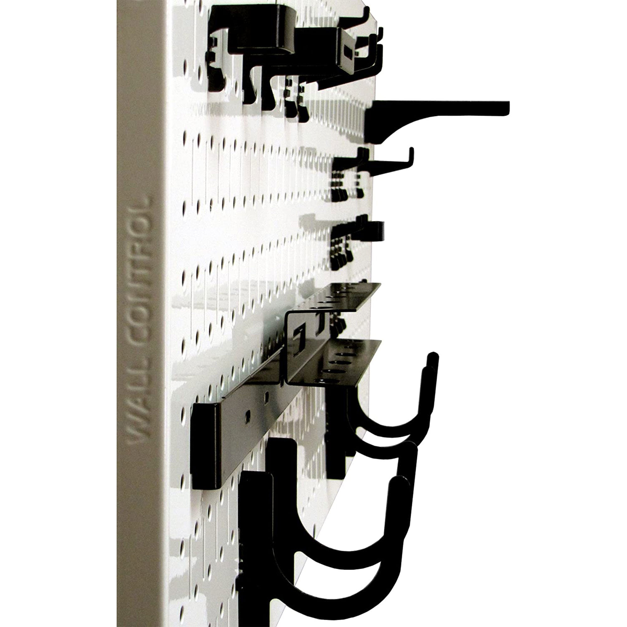 32" x 16" Horizontal Pegboard Garage Tool Organizer, Beige (2 Pack) (Used)