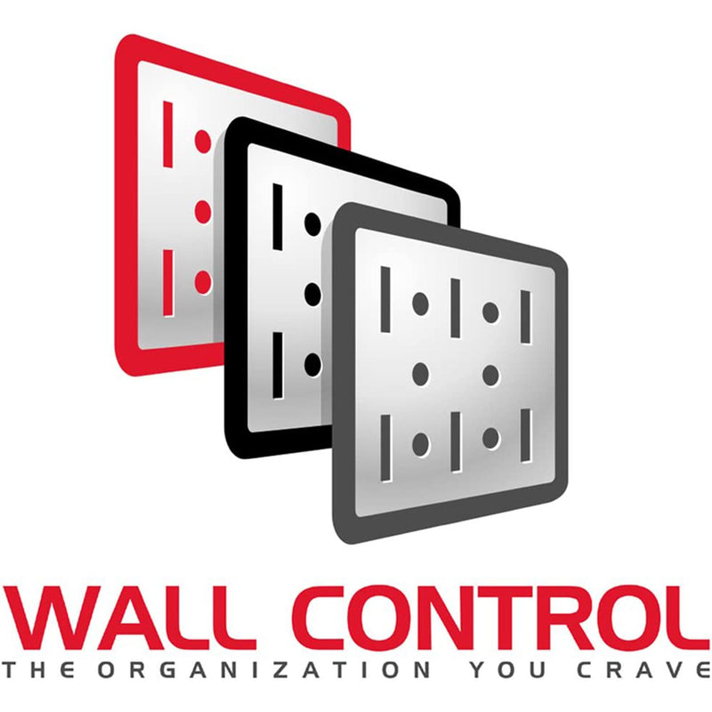 Wall Control 32" x 16" Horizontal Pegboard Garage Tool Organizer, Beige (2 Pack)