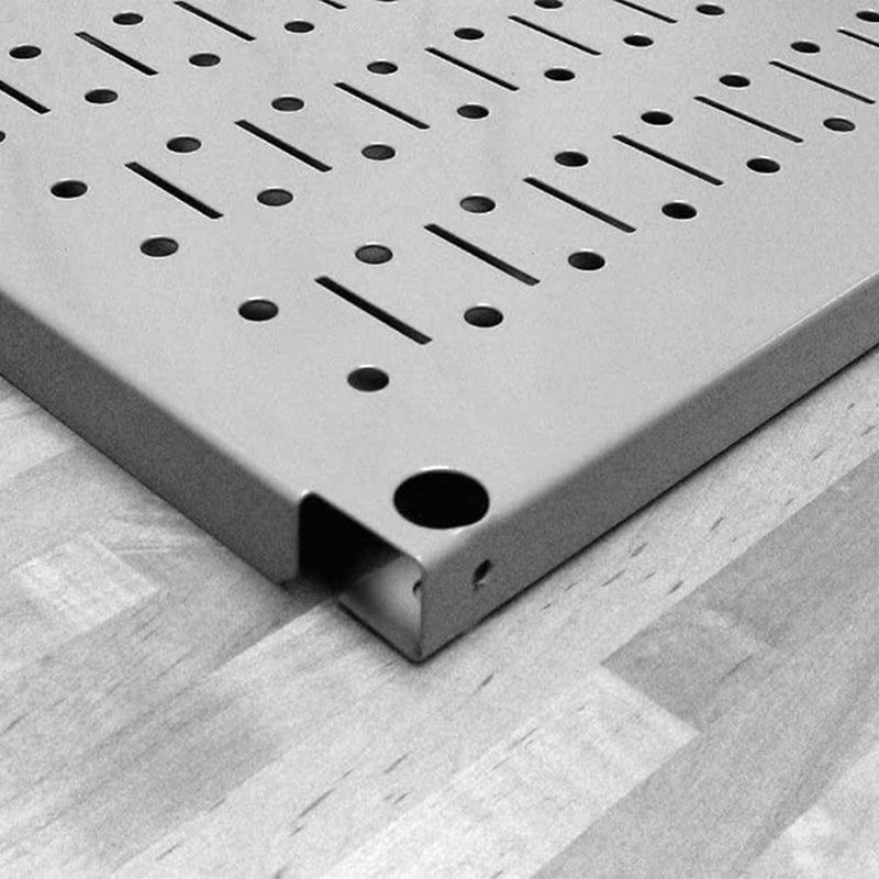 Wall Control 32"x16" Horizontal Pegboard Tool Organizer, Grey (2 Pack)(Open Box)