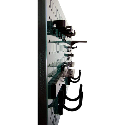 Wall Control 32" x 16" Horizontal Pegboard Garage Tool Organizer, Green (2 Pack) - VMInnovations