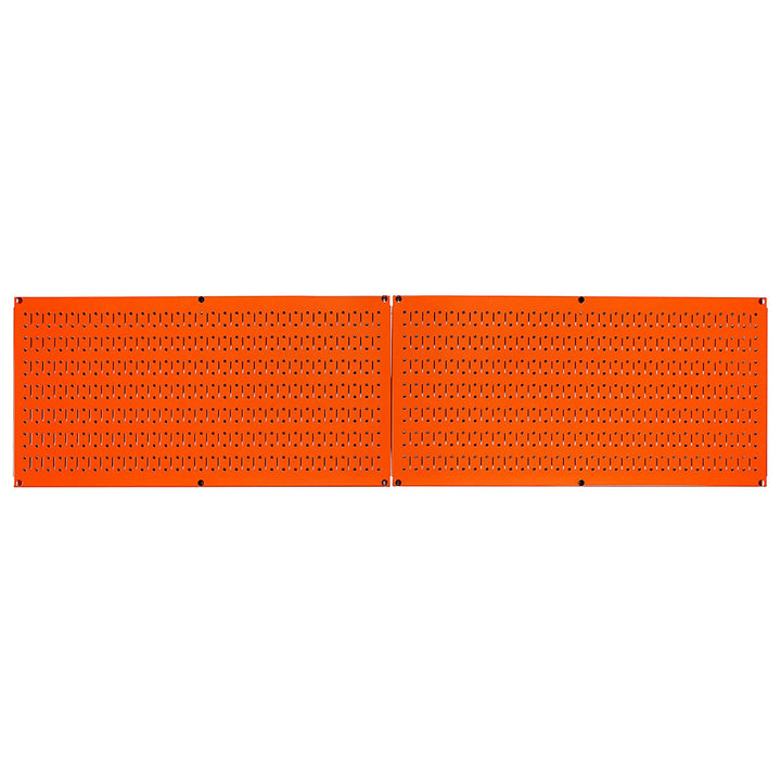 Wall Control 32"x16" Horizontal Pegboard Garage Tool Organizer, Orange (2 Pack)