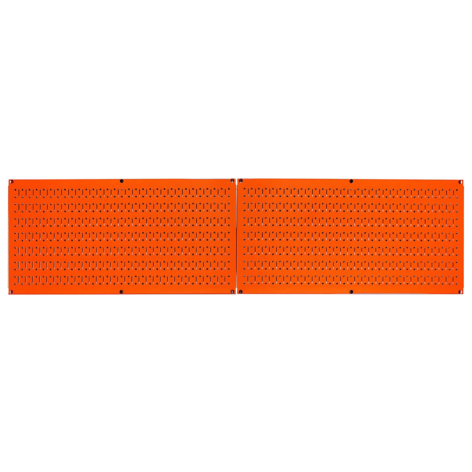 Wall Control 32"x16" Horizontal Pegboard Garage Tool Organizer, Orange (2 Pack) - VMInnovations