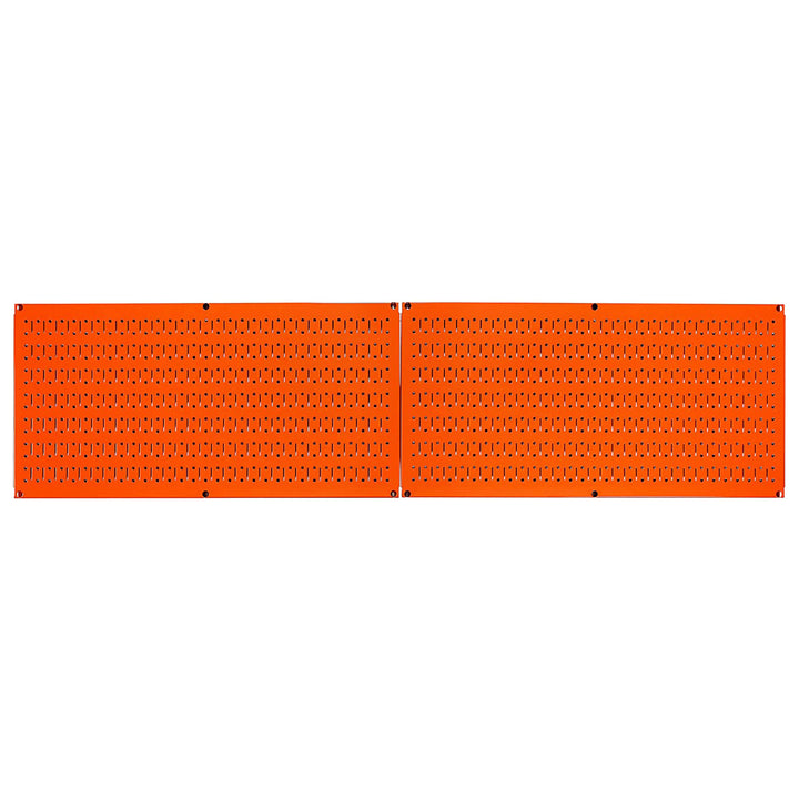 Wall Control 32"x16" Horizontal Pegboard Garage Tool Organizer, Orange (2 Pack) - VMInnovations