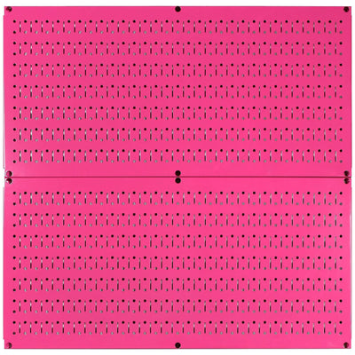 Wall Control 32" x 16" Horizontal Pegboard Tool Organizer, Pink(2 Pk)(Open Box)