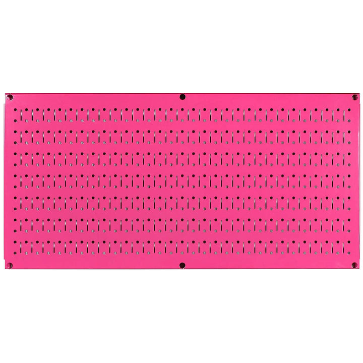 Wall Control 32" x 16" Horizontal Pegboard Tool Organizer, Pink (2 Pack) (Used) - VMInnovations