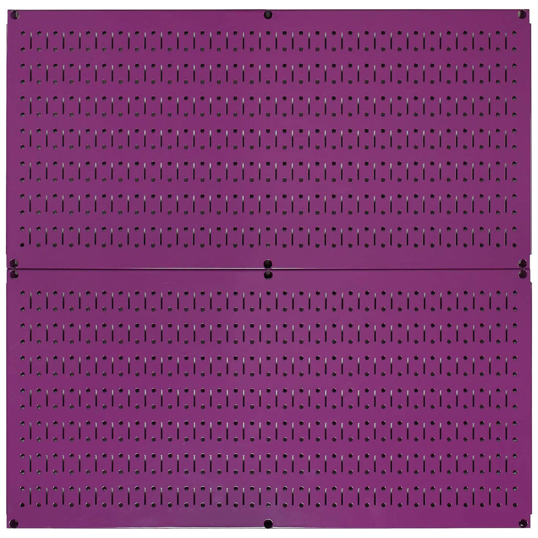 Wall Control 32"x16" Horizontal Pegboard Tool Organizer, Purple (2 Pack) (Used) - VMInnovations