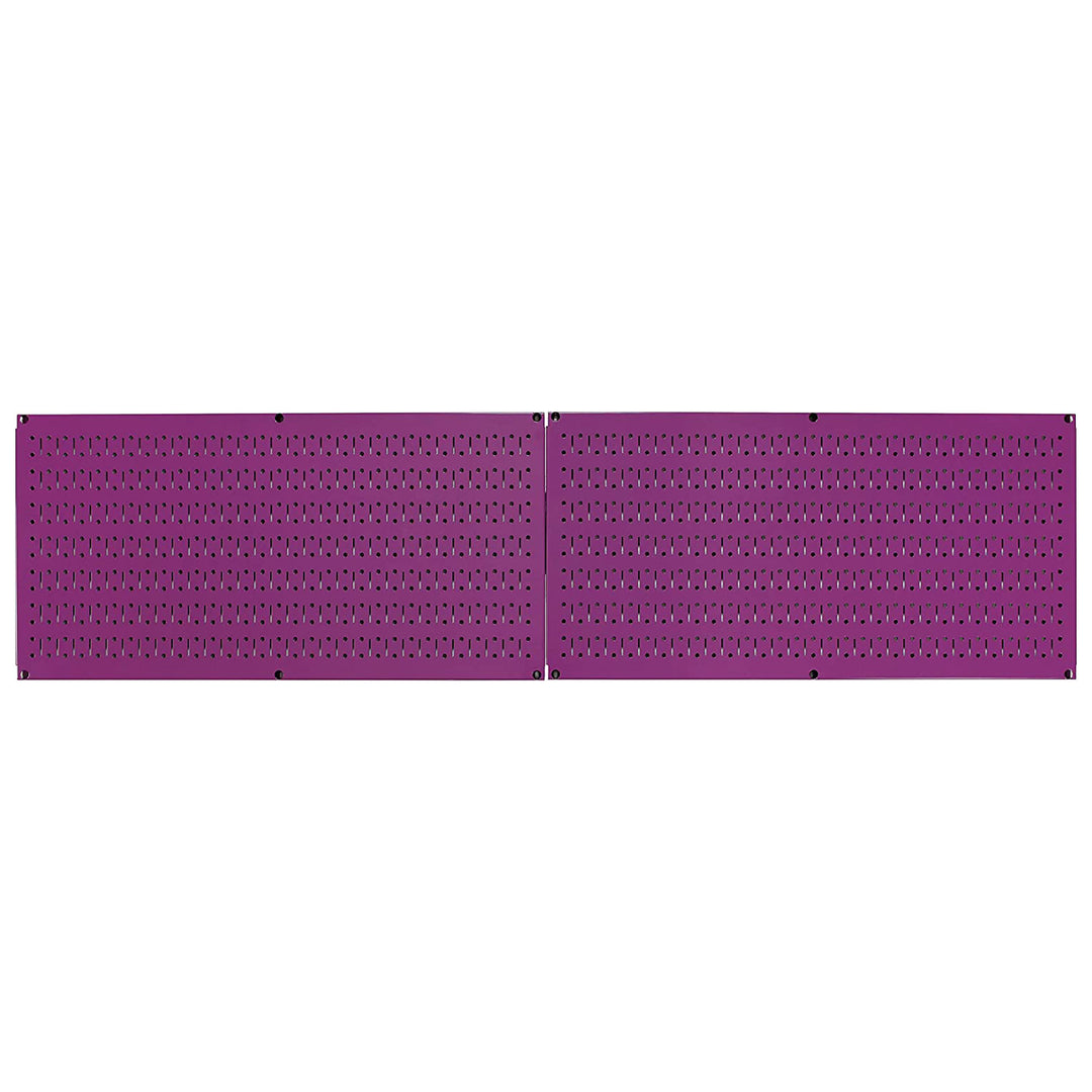 Wall Control 32"x16" Horizontal Pegboard Tool Organizer, Purple (2 Pack) (Used)