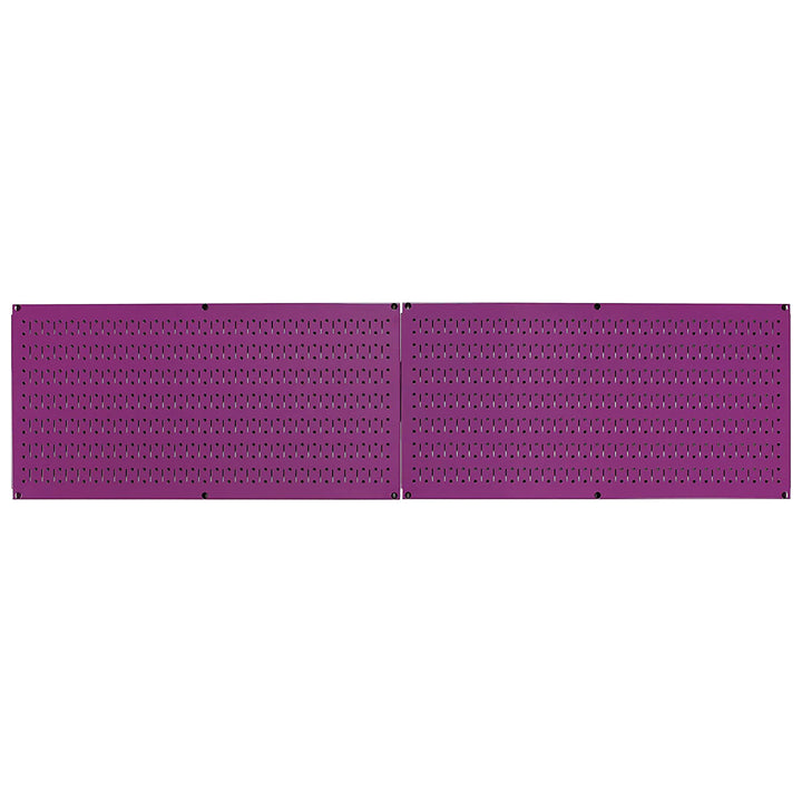 Wall Control 32"x16" Horizontal Pegboard Tool Organizer, Purple (2 Pack) (Used)