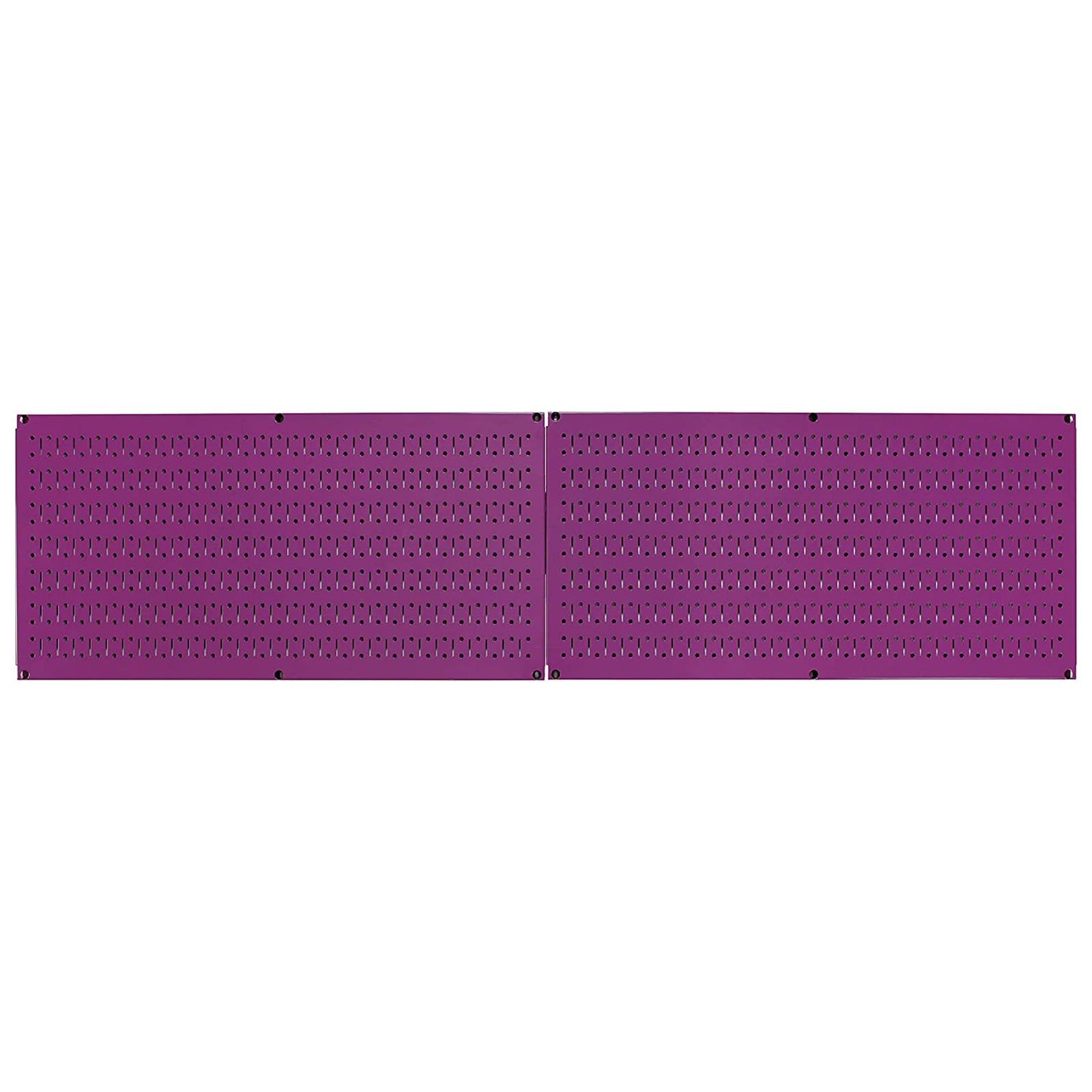Wall 32"x16" Horizontal Pegboard Garage Tool Organizer, Purple (2pk) (Open Box) - VMInnovations