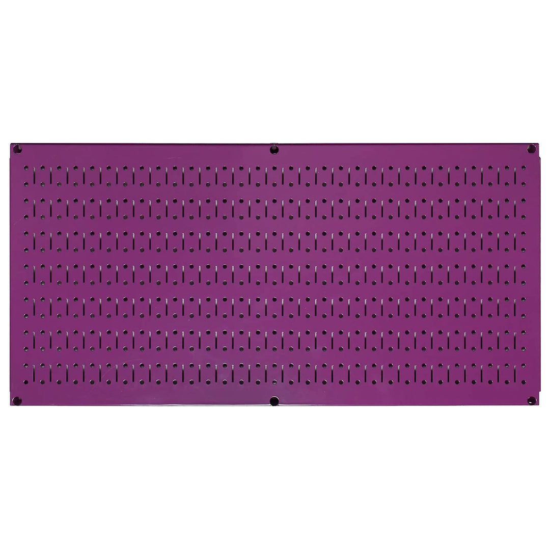 Wall 32"x16" Horizontal Pegboard Garage Tool Organizer, Purple (2pk) (Open Box)