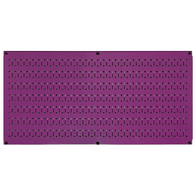 Wall Control 32"x16" Horizontal Pegboard Garage Tool Organizer, Purple (2 Pack)
