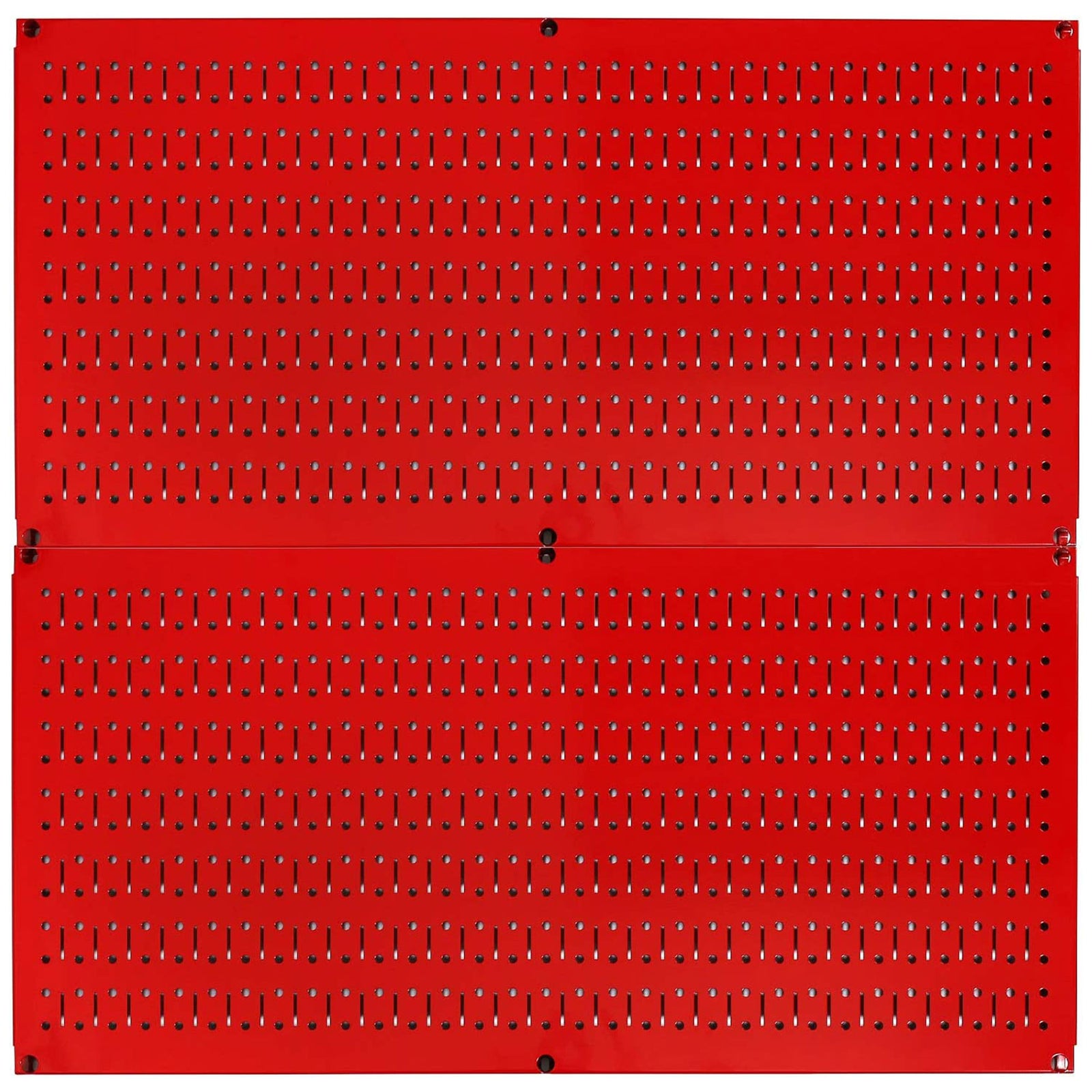 Wall Control 32" x 16" Horizontal Pegboard Garage Tool Organizer, Red (2 Pack) - VMInnovations