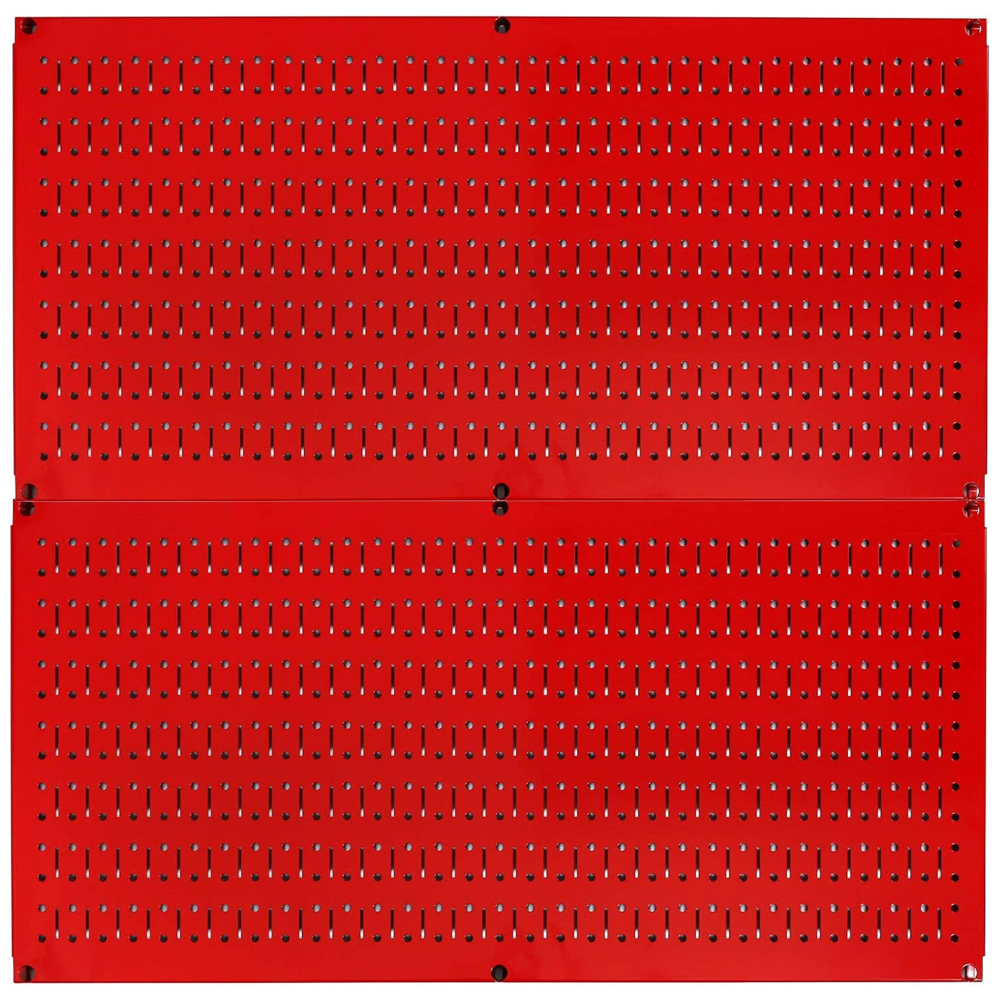 32" x 16" Horizontal Pegboard Garage Tool Organizer, Red (2 Pack) (Open Box) - VMInnovations
