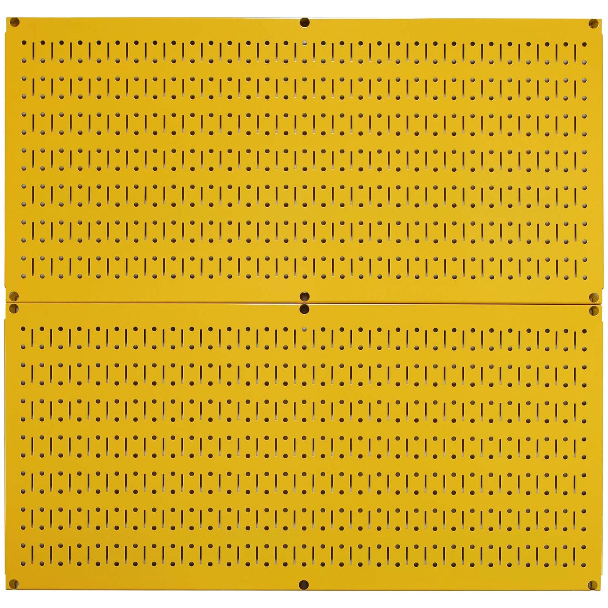 Wall Control 32"x16" Horizontal Pegboard Garage Tool Organizer, Yellow (2 Pack) - VMInnovations