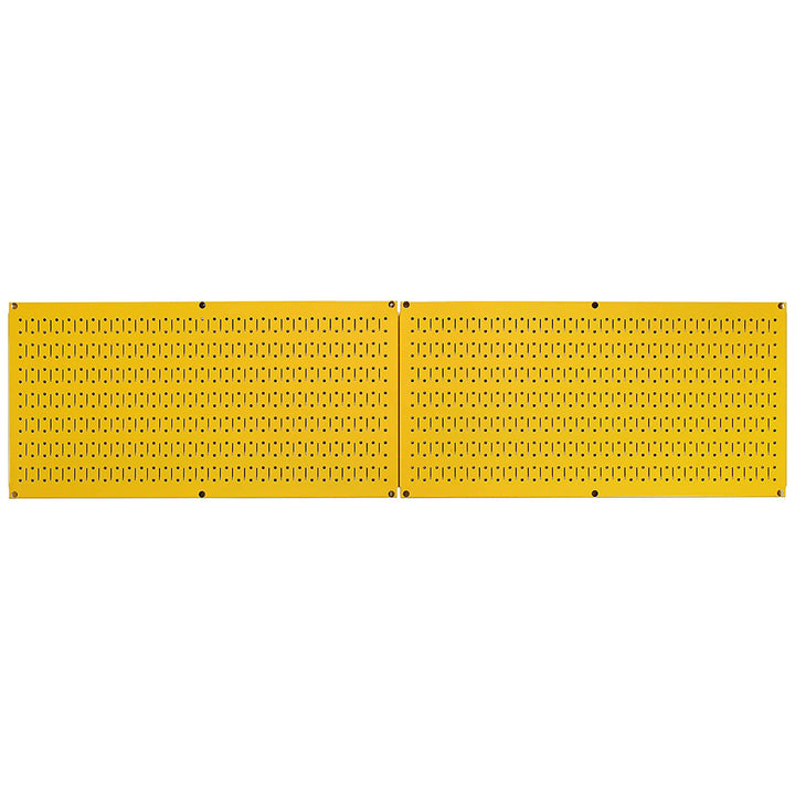 Wall Control 32"x16" Horizontal Pegboard Garage Tool Organizer, Yellow (2 Pack)