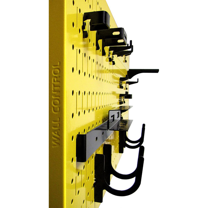 Wall Control 32"x16" Horizontal Pegboard Garage Tool Organizer, Yellow (2 Pack)