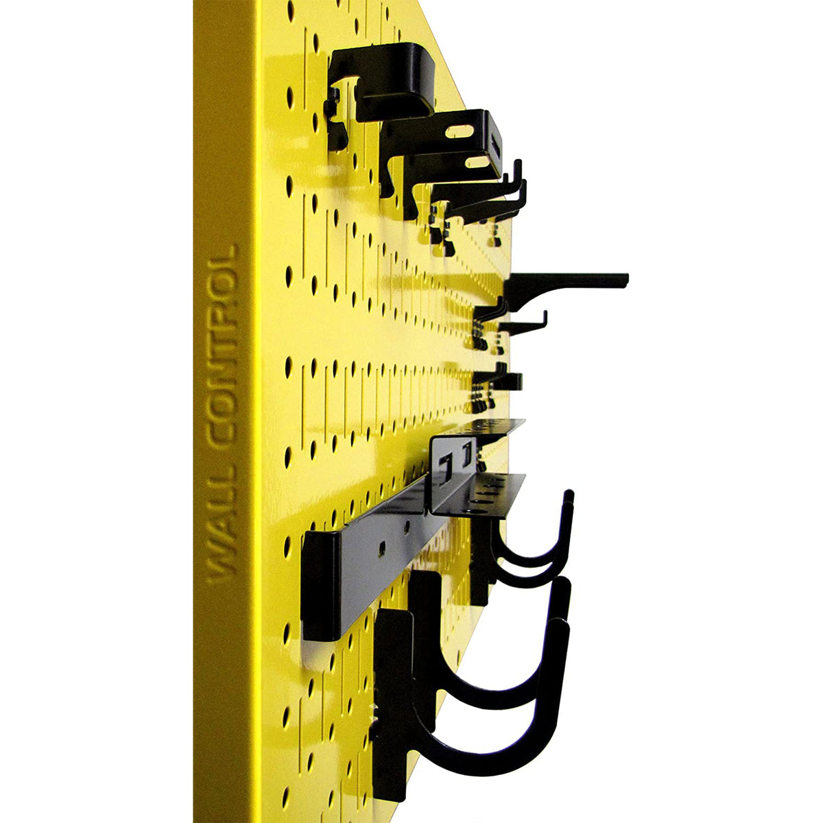 Wall Control 32"x16" Horizontal Pegboard Tool Organizer, Yellow (2 Pack) (Used)