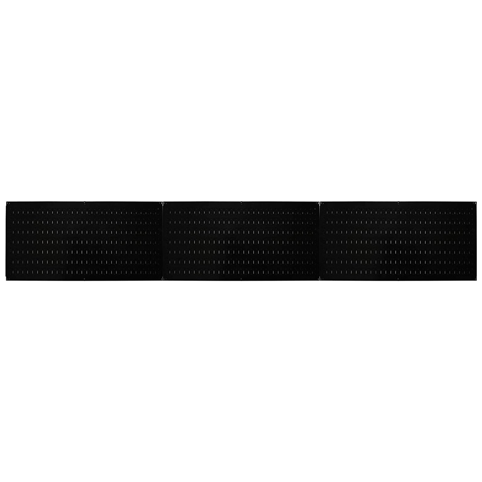Wall Control 32" x 16" Horizontal Pegboard Garage Tool Organizer, Black (3 Pack) - VMInnovations