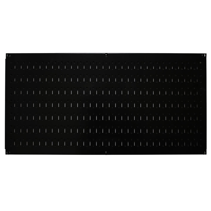 Wall Control 32" x 16" Horizontal Pegboard Garage Tool Organizer, Black (3 Pack)