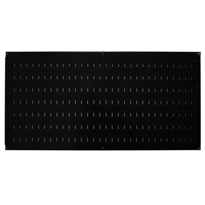 Wall Control 32"x16" Horizontal Pegboard Organizer, Black (3 Pack) (Open Box)