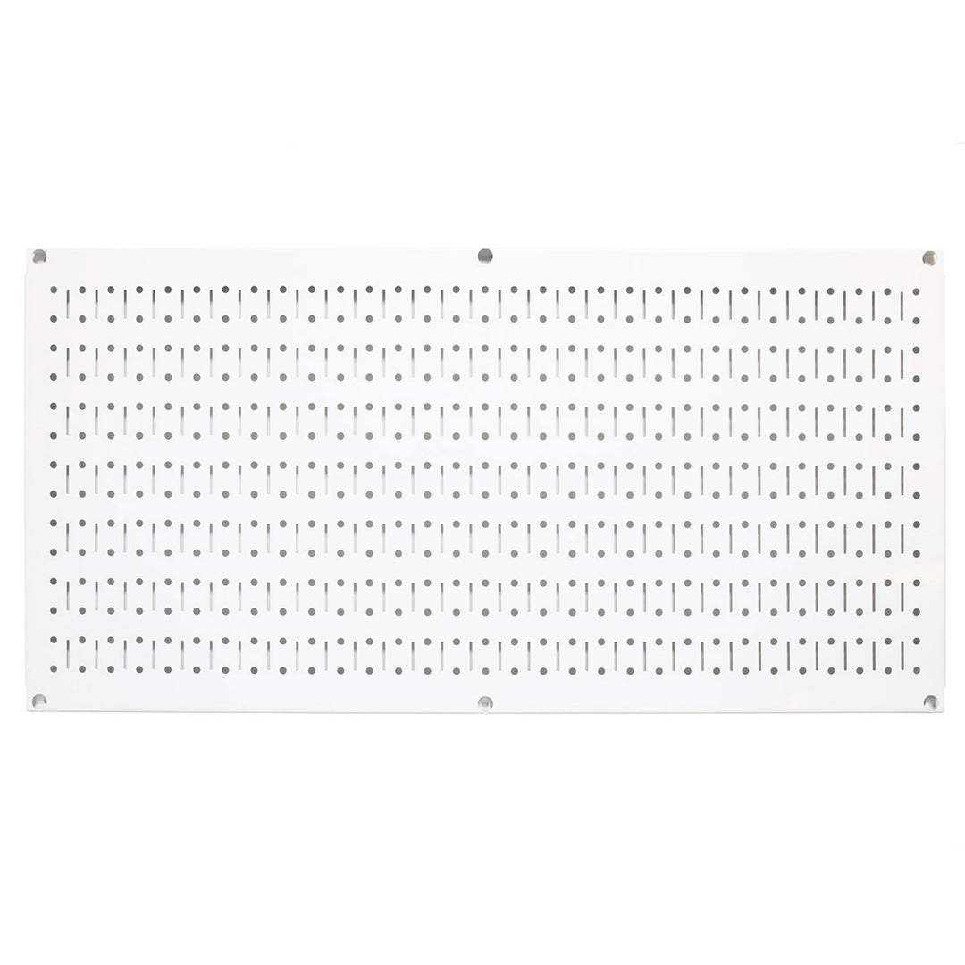 Wall Control 32" x 16" Horizontal Pegboard Garage Tool Organizer, White (3 Pack)