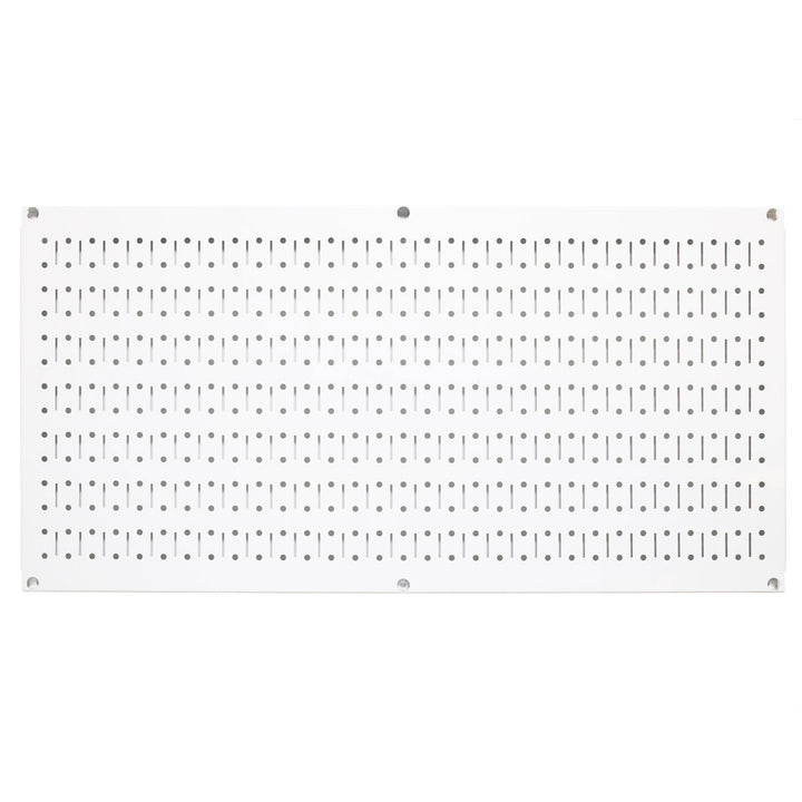 Wall Control 32" x 16" Horizontal Pegboard Garage Tool Organizer, White (3 Pack)