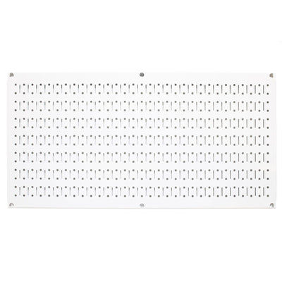 32" x 16" Horizontal Pegboard Garage Tool Organizer, White (3 Pack) (Open Box)