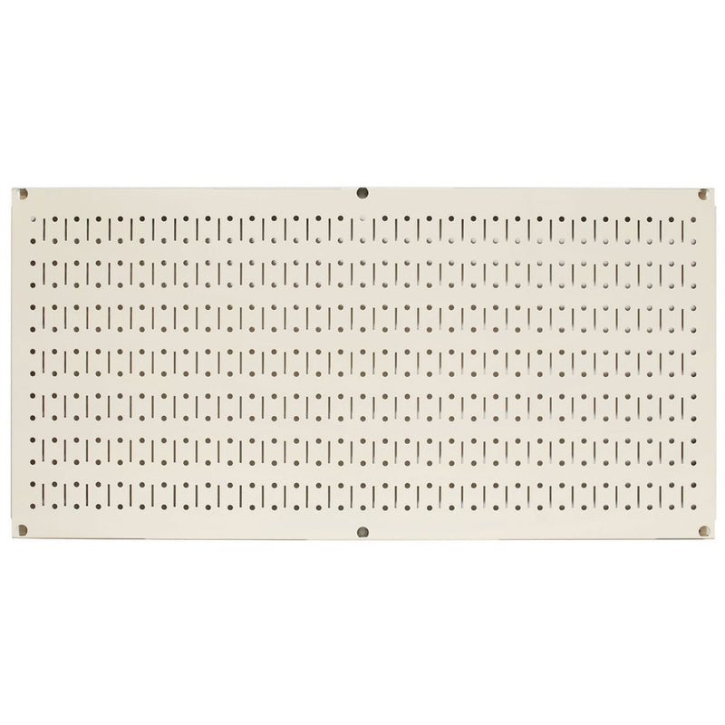 Wall Control 32" x 16" Horizontal Pegboard Garage Tool Organizer, Beige (3 Pack)