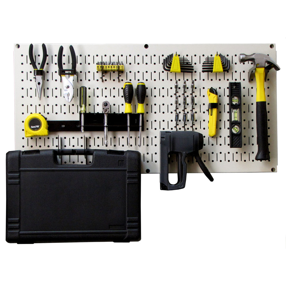 Wall Control 32"x16" Pegboard Garage Tool Organizer, Beige (3 Pack) (Open Box)