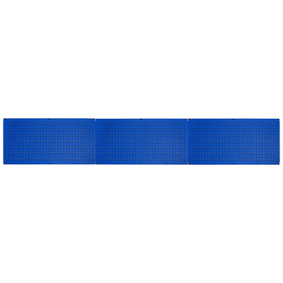 Wall Control 32" x 16" Pegboard Garage Tool Organizer, Blue (3 Pack) (Used)